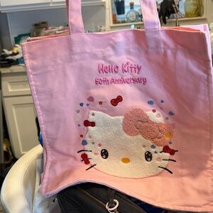 Hello Kitty canvas tote 50th anniversary
